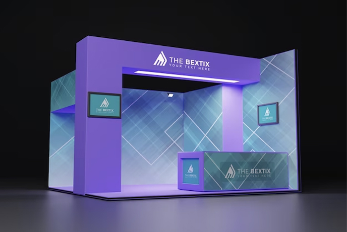 تاثیر رنگ ها و نورپردازی در طراحی غرفه های نمایشگاهی