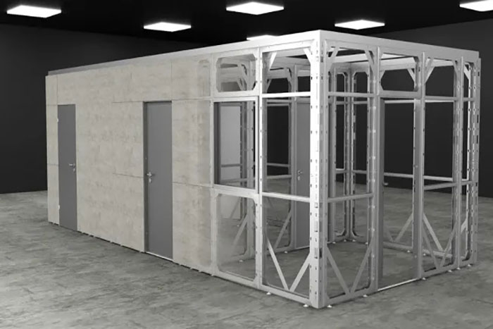 مراحل ساخت پارتیشن اداری