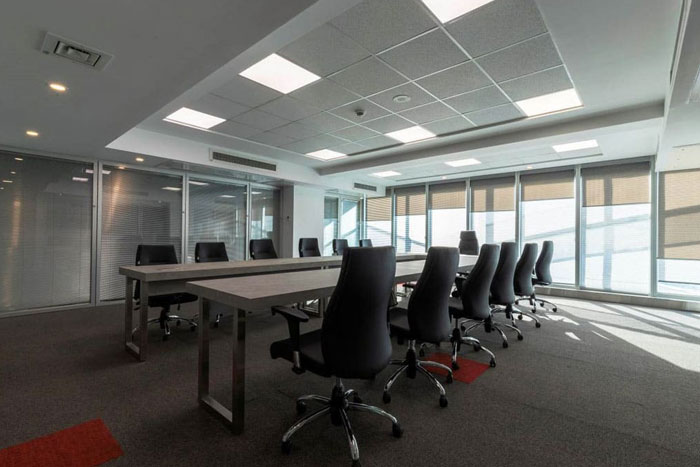 پارتیشن اداری آلومینیومی دو جداره