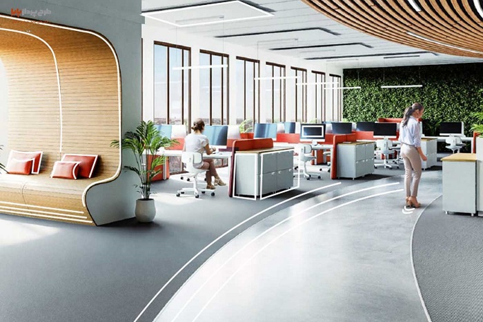 کدام سبک از پارتیشن اداری برای کارکنان سالم تر است؟