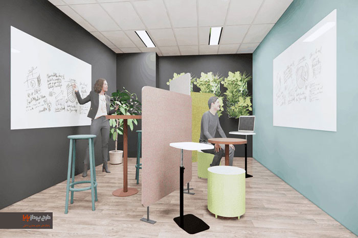 طراحی پارتیشن اداری در دنیای پس از کووید