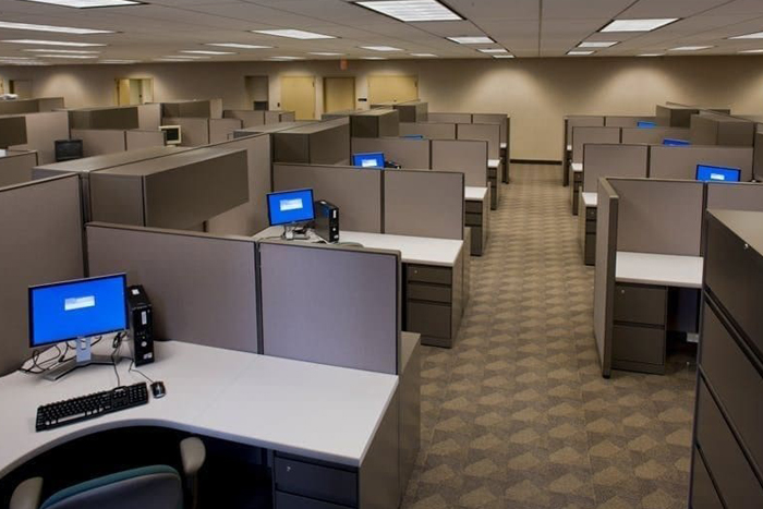 پارتیشن اداری cubicle