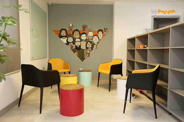 طراحی داخلی دفتر کار به سبک مدرن