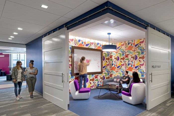 بهترین چیدمان اداری برای ایجاد همکاری بیشتر در محیط های کاری