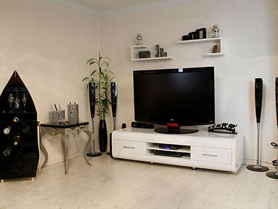 معماری داخلی واحد مسکونی ساختمان شاد