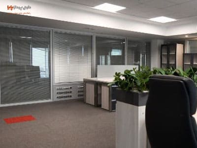 پارتیشن بندی ساختمان مرکزی بانک گردشگری